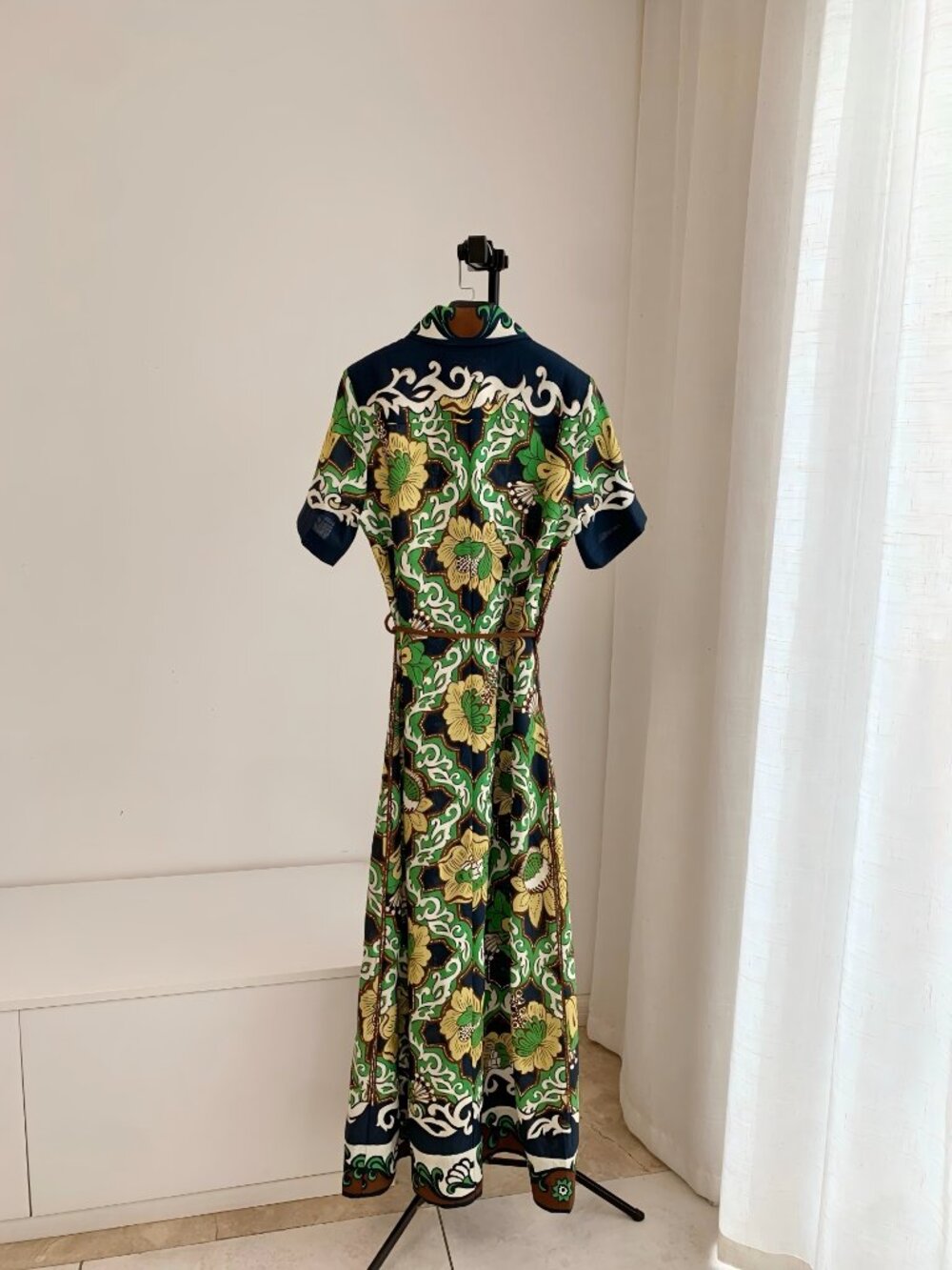 ALÉMAIS Liana printed linen midi shirt dress - Picture 8 of 13